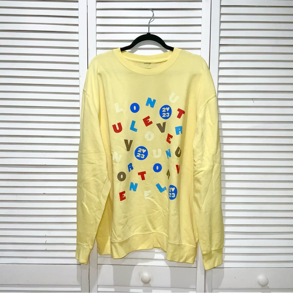 Harry Styles Yellow Love on Tour Soup Crewneck